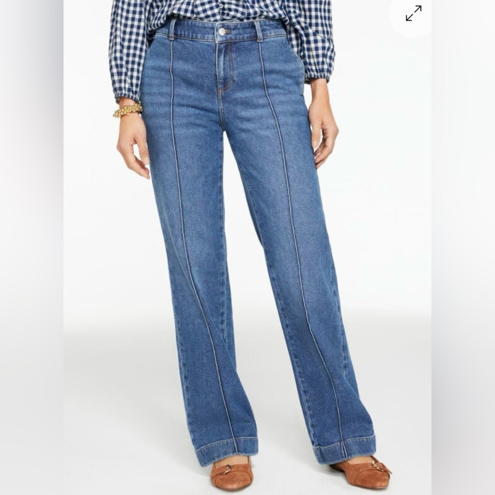 Talbots Classic Jean Trousers - Fairview Wash - plus size 14 - New with Tags!